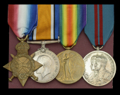 Four: Private W. Macey, Highland Light Infantry, who was killed in action on the Western Front on 31 October...