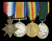 Four: Private S. Brown, Highland Light Infantry

1914-15 Star (1415 Pte. S. Brown. High: L.I.); British War and...