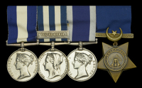 The rare Tel-el-Kebir C.G.M. group of four awarded to Sergeant Harry Henry, Royal Marine Light...
