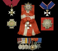The impressive K.C.B, C.V.O. group of ten awarded to Admiral Sir Richard “Crush-me Dick” Poore, Bt.,  Royal...