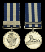 The Soudan campaign medal awarded to Captain H. M. Heathcote, R.N., who commanded one of the Naval Brigade’s...