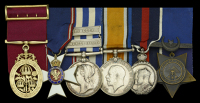 The rare Great War C.B., royal visit M.V.O. group of six awarded to Major-General H. S. N. White, Royal Marine Light...