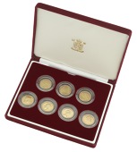 Victoria (1837-1901), Victoria to Elizabeth II, Half Sovereigns (7), 1847, 1892, 1895 1907, 1914, 1982, 2001 [7]....