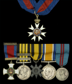 The unique Ashanti 1896 C.M.G., Dawkita 1897 D.S.O. group of six awarded to Commander F. B. Henderson, Royal Navy -...