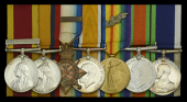 The rare Defence of Legations group of seven awarded to Colour-Sergeant A. S. Roberts, Royal Marine Light Infantry,...