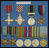A fine post-War ‘Korean operations’ O.B.E., Second War A.F.C., scarce combination group of ten awarded to Group...