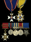 The interesting C.B., C.V.O. group of seven awarded to Commodore W. O. Boothby, Royal Navy, the youngest Captain in...