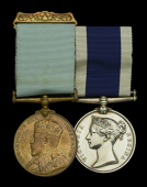 The rare Visit to Ireland pair awarded to Able Seaman H. Skinner, H.M. Coast Guard, late Royal Navy 

Visit to...
