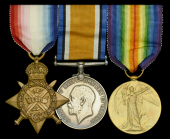 The Great War group of three awarded to Sister Jessie Shepperd, for her services with the Auxiliary Hospital Unit at...