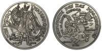 Mauritius, Discovery of the Mascarene Islands, undated, a large silver medal by R. Tschudin, Don Pedro gesticulating...