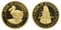 Mauritius, Republic, 1500 Rupees, 2017, 50th Anniversary of the Bank of Mauritius. As struck, in original fitted...