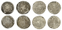 Henry III, Pennies (3), Short Cross, type VIIb, Canterbury, Salemun, salemvn on ca, 1.45g/6h (N 979; S 1356B); Long...