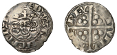 Edward I, Penny, Berwick-on-Tweed, class 2c, bifoliate crown, pellet on breast, 1.39g/3h (N 1075; S 1415). Some...