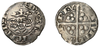 Edward I, Penny, Berwick-on-Tweed, class 2c, bifoliate crown, pellet on breast, 1.39g/3h (N 1075; S 1415). Some...