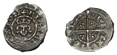Richard II, Farthing, London, early bust, reads ricard, 0.32g/3h (Withers 7/a; N 1333b; S 1701). About very fine and...