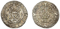 Henry VII, Facing Bust issue, Groat, class IVb, mm. cross-crosslet, reads aglie z f, 3.01g/2h (N 1706; S 2201). Very...