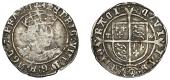 Henry VIII, Second coinage, Groat, York, Abp Wolsey, mm. voided cross, tw by shield, 2.23g/6h (Whitton (i); N 1799;...