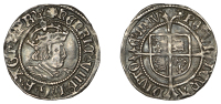 Henry VIII, Second coinage, Halfgroat, London, mm. rose, 1.40g/12h (Whitton (i); N 1800; S 2341). Very fine, toned	...