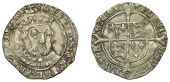Henry VIII, Third coinage, Groat, Tower, mm. lis, bust 2, annulet in forks, trefoil stops, 2.49g/10h (Whitton A.3; N...