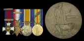 The outstanding Great War Royal Naval Division D.S.O. group of four awarded to Commander C. S. West, Royal Naval...
