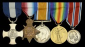 The scarce Great War D.S.C. group of five awarded to Acting Flight Commander C. C. ‘Jumbo’ Carlisle, Royal Naval...