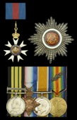 The Great War East Africa operations C.M.G. group of six awarded to Vice-Admiral A. C. Sykes, Royal Navy, who,...