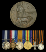 The rare Great War Baltic operations submariner’s D.S.M. group of six awarded to Stoker Petty Officer H. W....