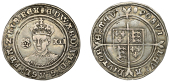 Edward VI, Third period, Fine issue, Shilling, mm. tun, 6.19g/2h (N 1937; S 2482). Good fine, toned	 £100-£150