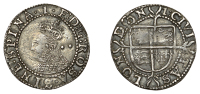 Elizabeth I, Seventh issue, Halfgroat, mm. 1, 0.93g/3h (N 2017; S 2586). About very fine, toned	 £80-£100