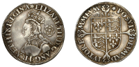 Elizabeth I, Milled coinage, Sixpence, 1562, mm. star, bust B, medium rose, 2.80g/6h (Borden/Brown 23, O2/R2; N...