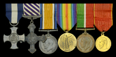The outstanding Great War D.S.C., D.F.C. group of six awarded to Captain B. A. Millson, Royal Air Force, late...
