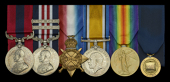 The outstanding and unique Great War D.C.M., M.M. and Two Bar group of five awarded to Chief Petty Officer William...