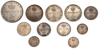 British Colonies, George IV, Anchor Money, Half-Dollar, 1822, Quarter-Dollars (3), 1820, 1822 (2), Eigth-Dollars...