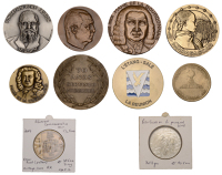 French Colonies, Madagascan Ambassador to France, 2003, a bronze medal presented by Marc Ravalomanana, President of...