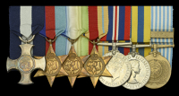 The rare and important Second War St. Nazaire raid D.S.C. group of seven awarded to Lieutenant-Commander (E.) W. H....
