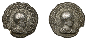 Axumite Coinage, Endybis (295-310), silver Unit, draped bust right wearing diadem, ενδυβιc βαcιλευc,...
