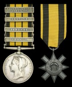 Pair: Corporal E. Forde, 2nd West India Regiment

East and West Africa 1887-1900, 4 clasps, 1891-2, 1893-94,...