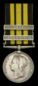 East and West Africa 1887-1900, 2 clasps, 1887-8, 1892 (2519. Pte. T. Campbell. 1/W.I. Rgt.) unit partially...