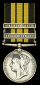 East and West Africa 1887-1900, 2 clasps, Brass River 1895, Benin 1897 (R. H. Tremeer, Shipwt., H.M.S. Barrosa.)...