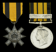 Pair: Private J. Nelson, 2nd West India Regiment

Ashanti Star 1896, unnamed as issued; East and West Africa...