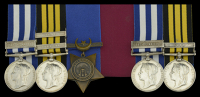 Three: Quartermaster Sergeant P. Wilson, West India Regiment, late York and Lancaster Regiment
Egypt and Sudan...