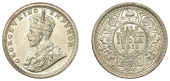 India, British India, George V, Half-Rupee, 1911c (Prid. 318; S & W 8.61; KM. 521). Lustrous, about extremely fine...