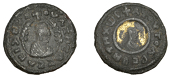Axumite Coinage, Ouazebas (later fourth century), Æ Unit, oyazhbac-baciλeyc, draped bust right, wearing headcloth,...