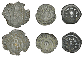 Axumite Coinage, MHDYS (430s), Æ unit, draped bust right, wearing headcloth, framed by two wheat-stalks, rev....