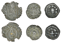 Axumite Coinage, MHDYS (430s), Æ unit, draped bust right, wearing headcloth, framed by two wheat-stalks, rev....