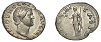 Otho (69), Denarius, 69, bare head right, [imp] m otho cae[sar] avg tr p around, rev. Securitas, draped, standing...