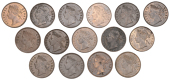 Miscellaneous, MAURITIUS, Victoria, 5 Cents (15), 1877h (2), 1882 (2), 1883 (2), 1884 (2), 1888, 1890 (2), 1897 (4)...