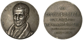 Mauritius, Mauritius Turf Club [Le Mauritius Turf Club], 1912, a silver medal by M. Bouval, bust of founder, Colonel...