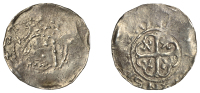Stephen (1135-1154), Penny, Cross Moline type [BMC I], Chester, Ravenswert, [––]enspert : o[––], 1.39g/11h...