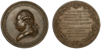 France, André de Suffren of Saint Tropez, 1784, a bronze medal by A. Dupré, commemorating the Capture of...